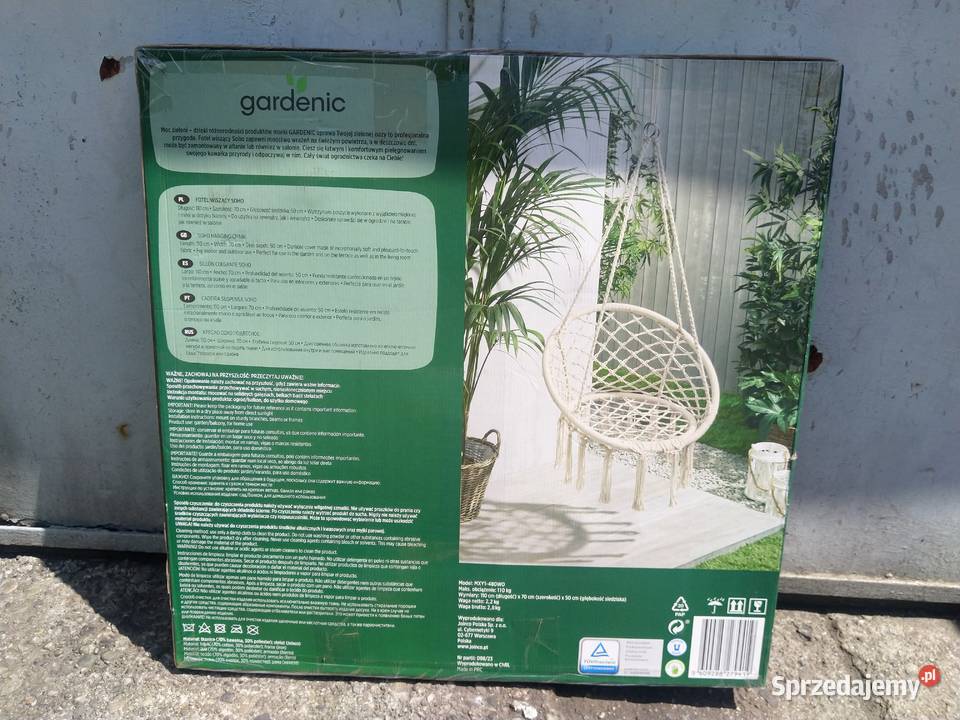 NAJTANIEJ Fotel Wiszący Siedzisko Bujak Do 110 Zabrze sprzedam