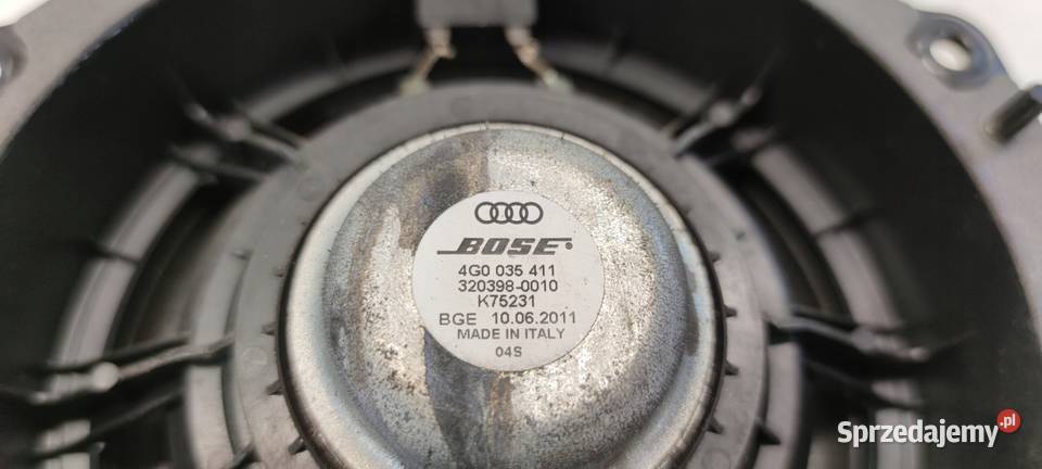 GŁOŚNIK DRZWI TYŁ BOSE AUDI A6 C7 A7 4G0035411 Przystajń
