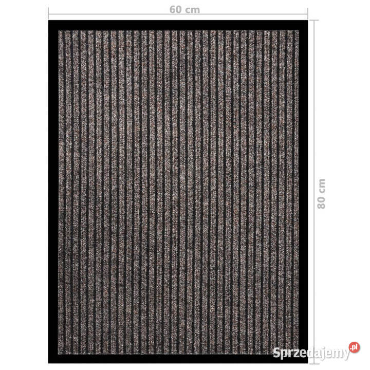 Wycieraczka prążkowana beżowa 60x80 WM331602 Pozostałe