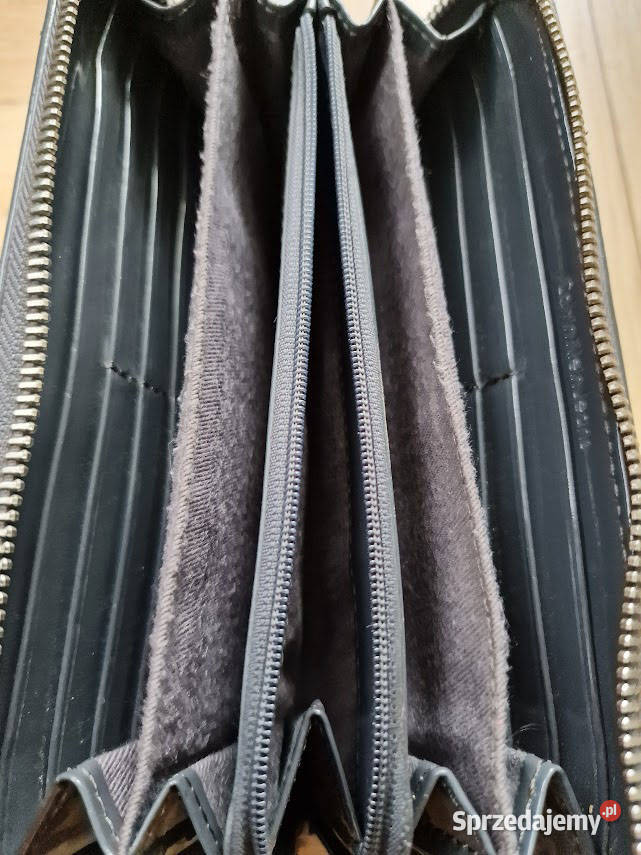 Calvin Klein portfel skóra ekologiczna czarny