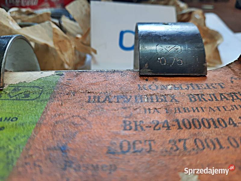 Panewki półpanewki silnika rozruchowego sprzedam