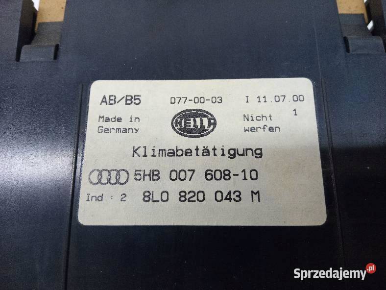 PANEL NAWIEWU 8L0820043M Audi A3 I 19962003 8L