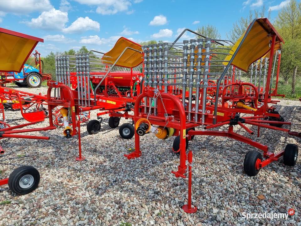 Zgrabiarka karuzelowa 35m tandem ZK 350 MeskoRol nieuszkodzony Maszyny zielonkowe Ciechanów