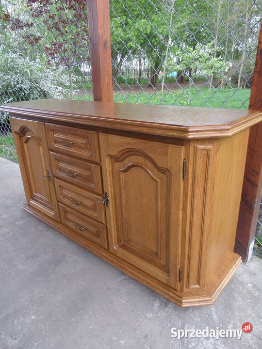 witrna kredens dębowa drewniana stan wysyłka Buczek
