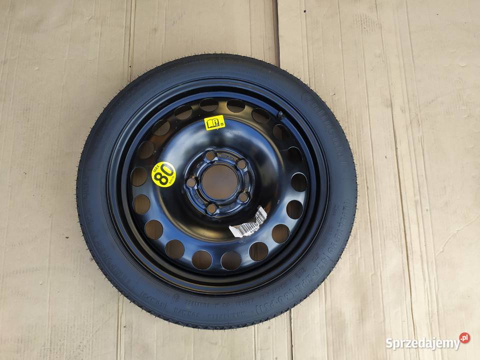 KOŁO DOJAZDOWE R16 5x115 OPEL ASTRA IV J ZESTAW Miejska Górka