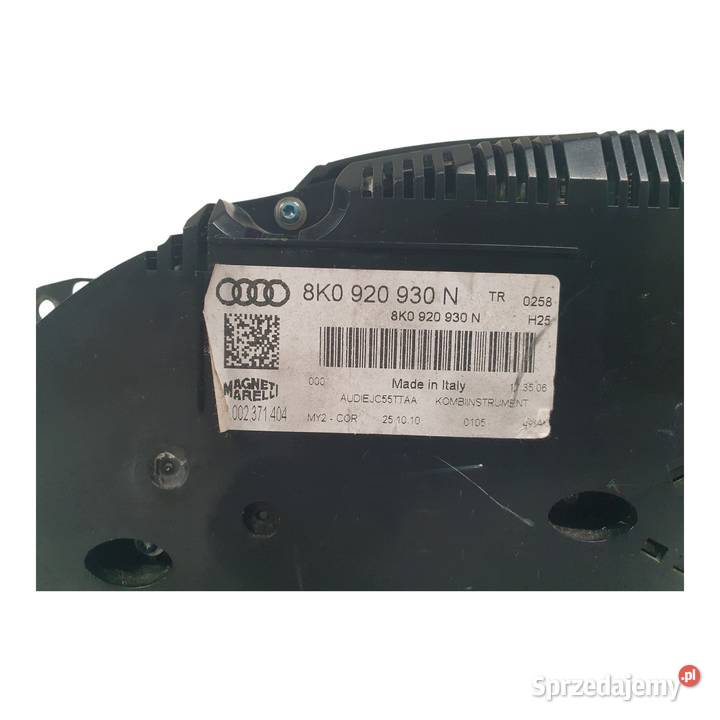 LICZNIK ZEGARY 8K0920930N Audi A4 B8 20 27 30 Chełm sprzedam