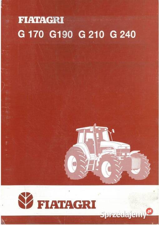 Instrukcja obsługi Holland NH G170 G190 G210