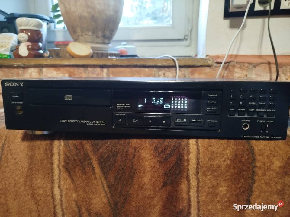 Sony CDP195 Odtwarzacze CD i MD dolnośląskie Kwiatów