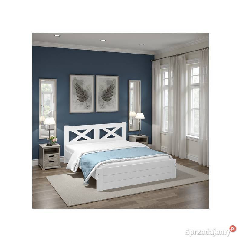 Łóżko BUENA drewniane mega solidne Prudnik sprzedam