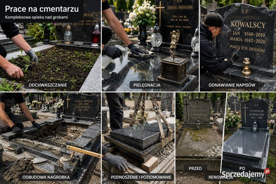 Zakład kameniarski Cmentarz Wrocław Pawłowicki
