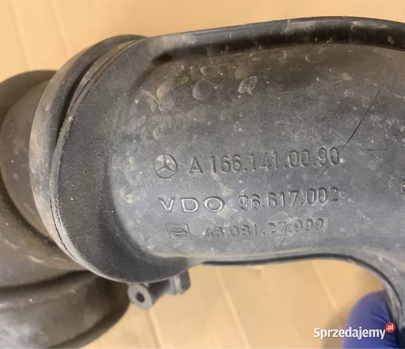 Rura dolot powietrza A1661410091 mercedes a w168 zachodniopomorskie Szczecin
