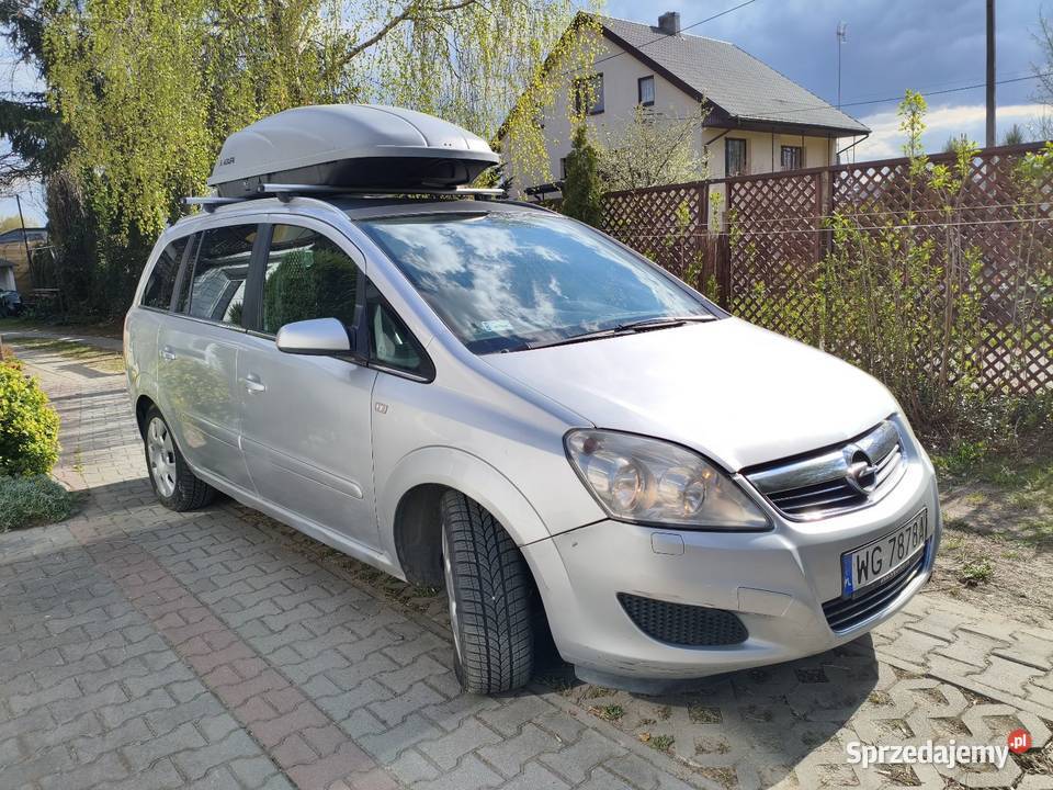 Opel Zafira 19 CDTI 2008 boks bagażowy 430l elektryczne lusterka mazowieckie Garwolin
