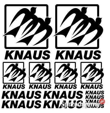 Naklejka na kampera przyczepę KNAUSS szara Warszawa