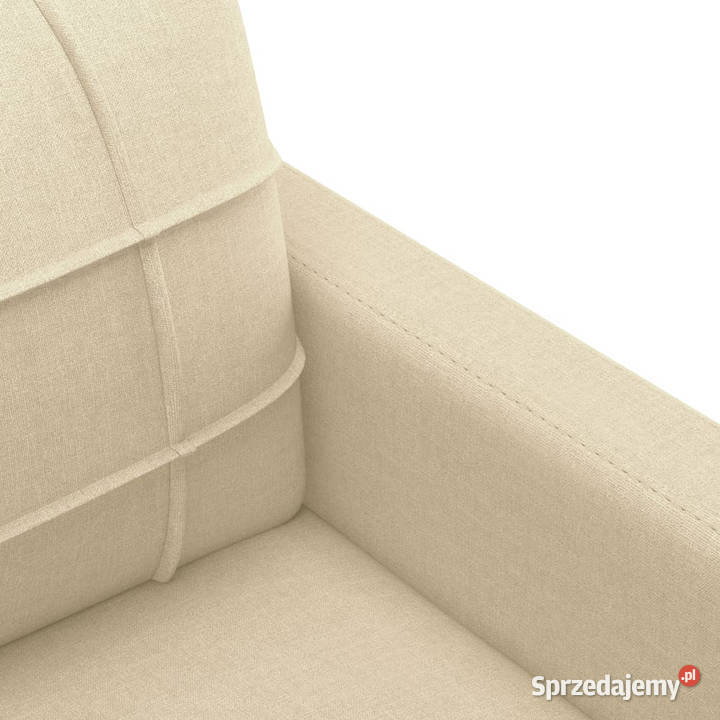 3osobowa sofa kremowa 180 tapicerowana tkaniną Sofy i kanapy Warszawa sprzedam