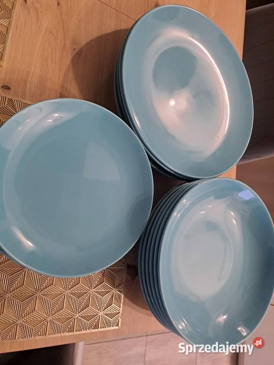 Okazja Talerze Ikea turkusowe Talerze i talerzyki Skierniewice