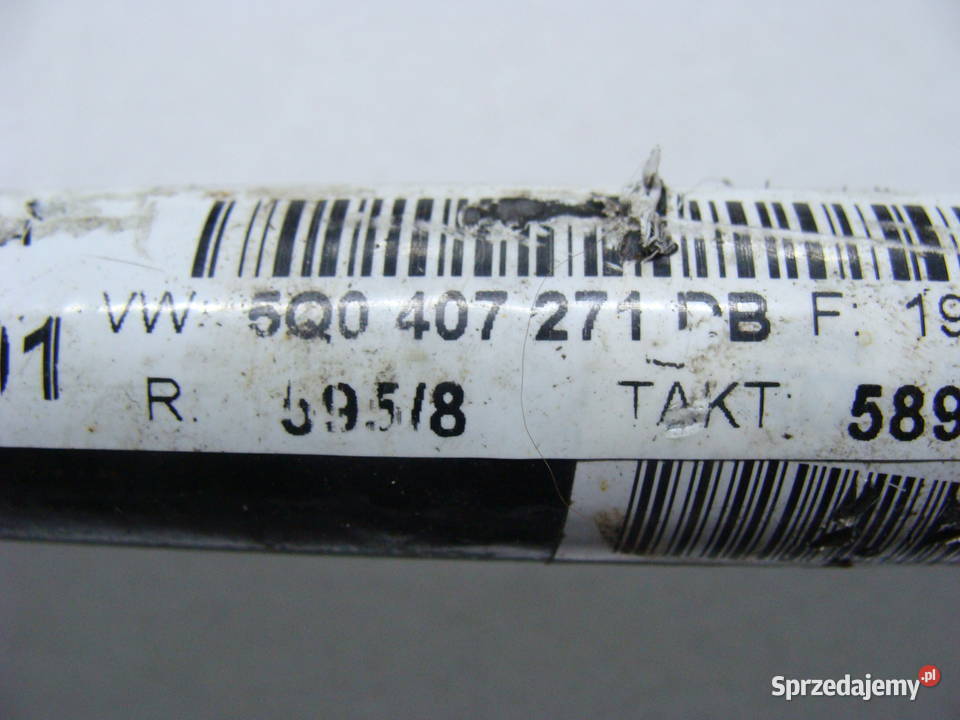 VW AUDI SKODA SEAT 10 TSI PÓŁOŚ LEWA 5Q0407271DB osobowe zachodniopomorskie Goleniów