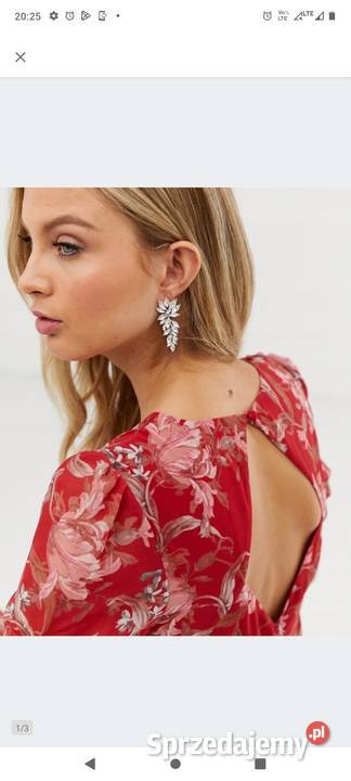 Bogato zdobione kolczyki wieczorowe z Londynu Dla kobiet Kraków