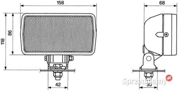 Reflektor roboczy H3 05299000 Kamionna