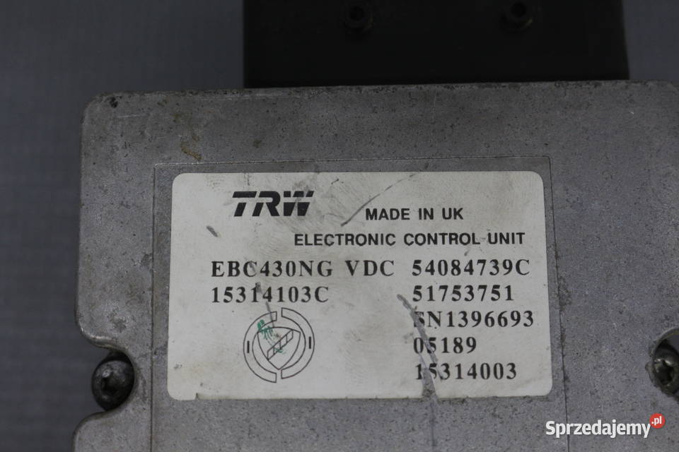 Fiat Croma pompa ABS 15314103C 54084739C Prochowice