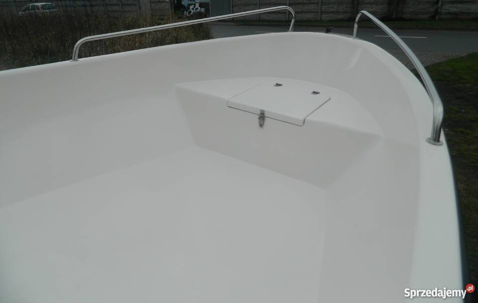 łódź łódka wędkarska wiosłowa motorowa PART 360 Police