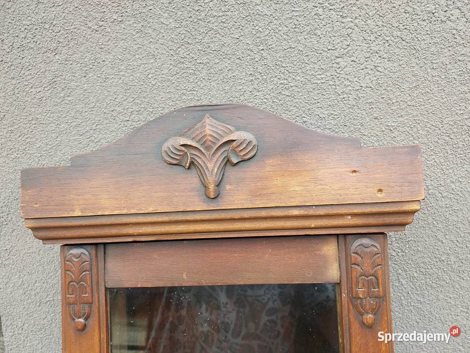 S091 Skrzynia obudowa starego zegara fazowane Tczew