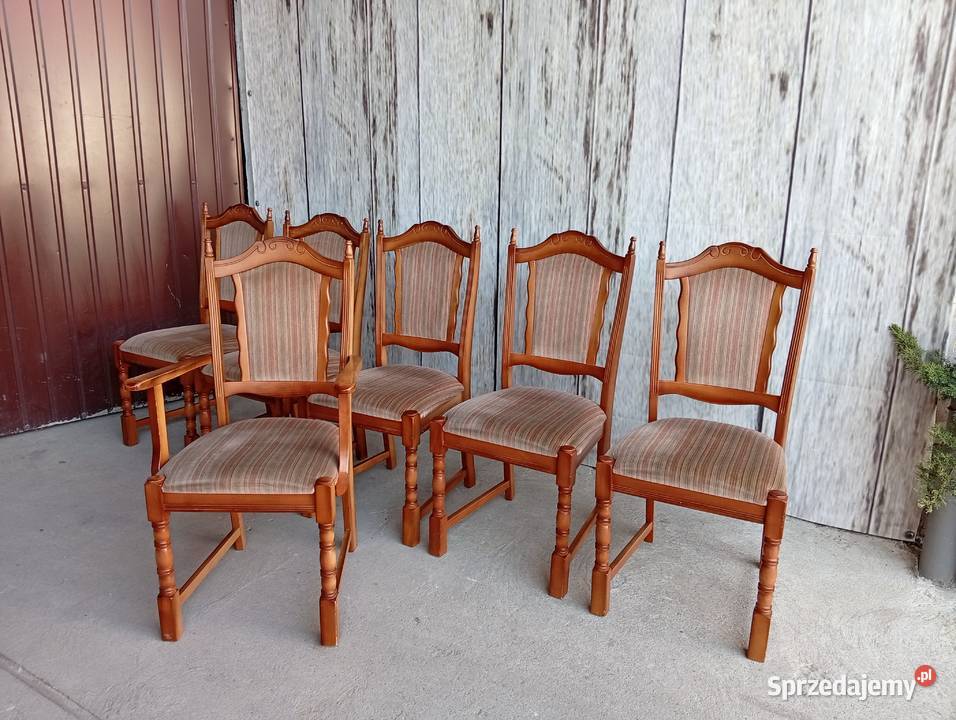 zestaw krzeseł 6 sztuk 531 kujawsko-pomorskie Byczyna