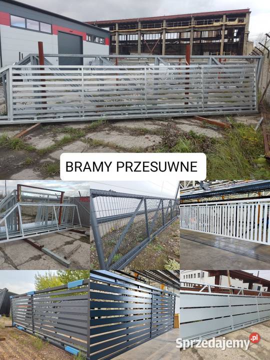 Brama przesuwna różne modele ocynk ogniowy 4m 5m Gdańsk