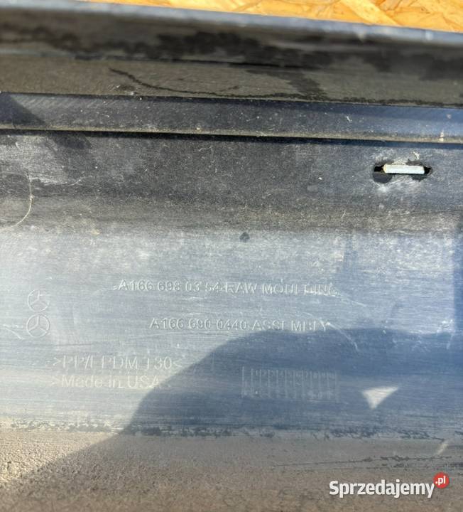 MERCEDES W166 ML LISTWA PROGOWA CHROM PRÓG