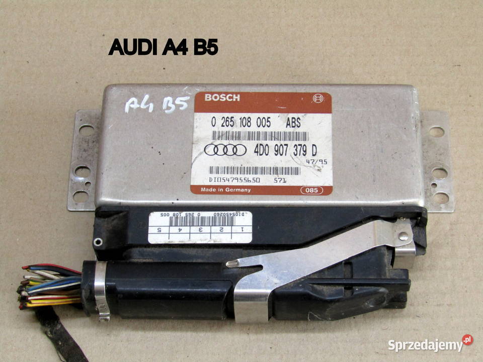 MODUŁSTEROWNIK ABS AUDI A4 B5 4D0907379D Mysłaków