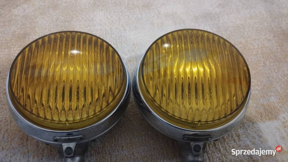 ŁADNE ŻÓŁTE HALOGENY CHROM PAL TRABANT WARTBURG Świdnica sprzedam