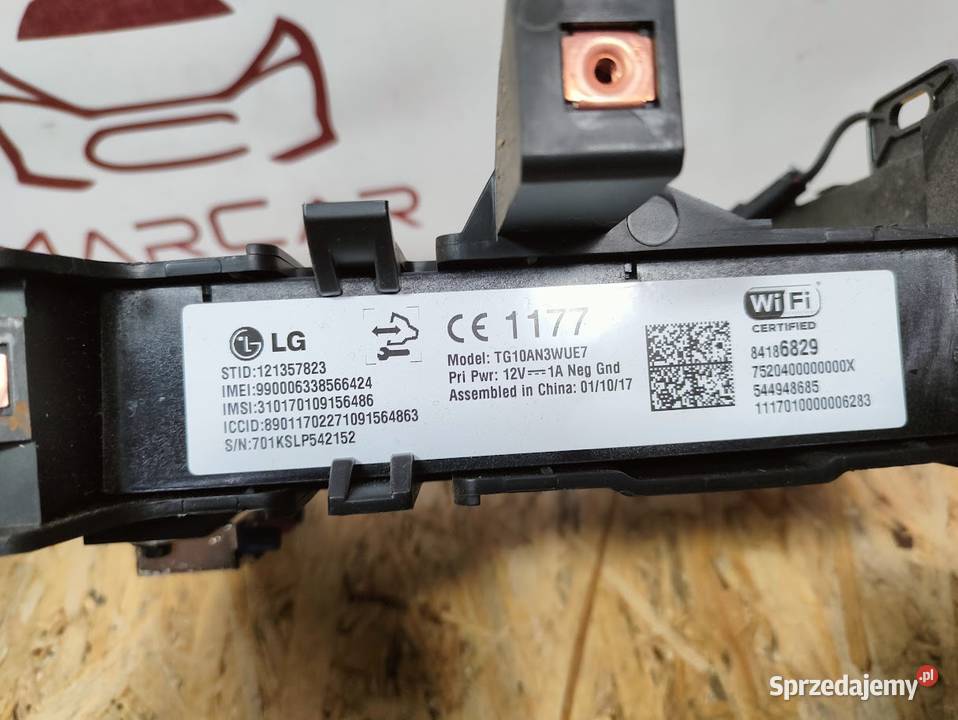 Moduł WiFi Opel Mokka X 84186829 osobowe Pleszew