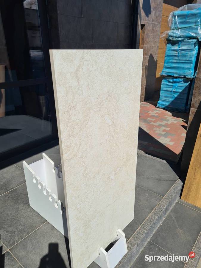 PŁYTKA gres TRINO BEIGE KORATER 598X1198X20 Opoczno