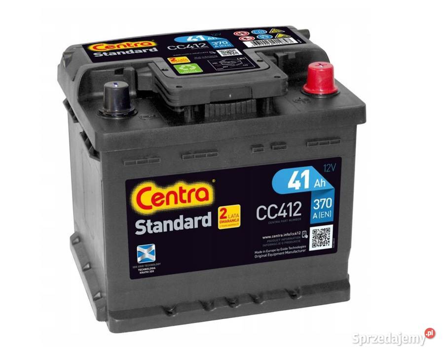 AKUMULATOR CENTRA 12V41AH 370A ST P wym Akumulatory Lublin