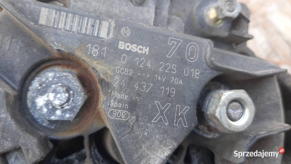 Alternator Opel corsa c 10 24437119 bosch dolnośląskie Dębno