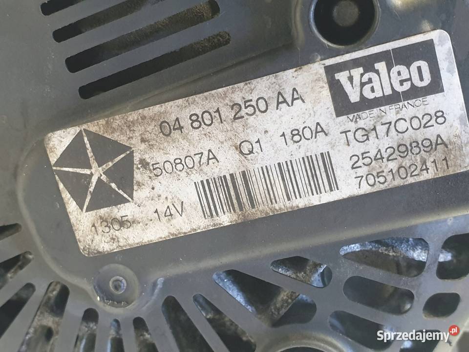 ALTERNATOR Jeep Grand Cherokee 30 CRD V6 Chełm