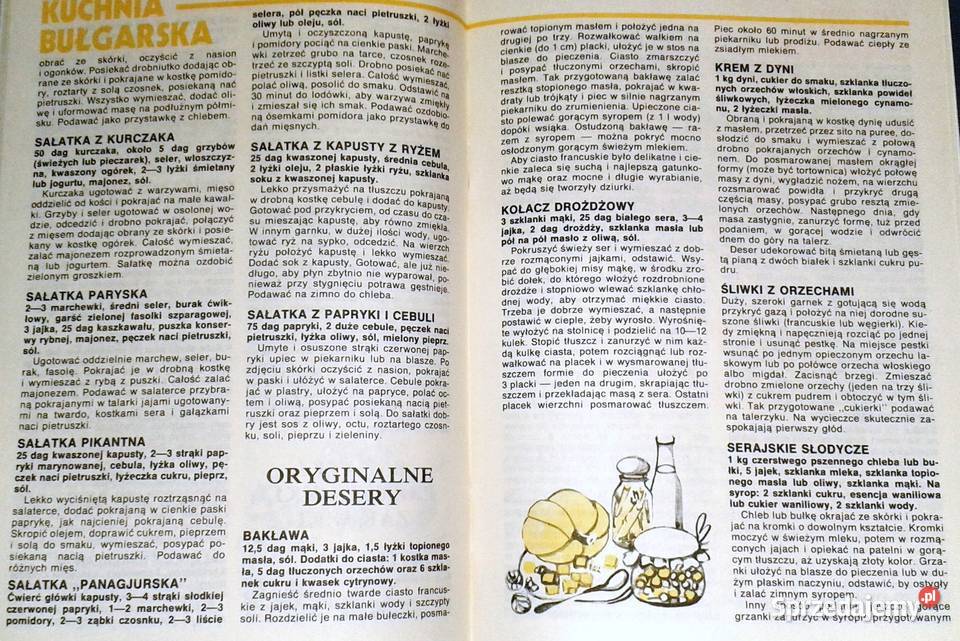 Z Tobą w kuchni Bułgarskiej greckiej Rok wydania 1989 Pozostałe Chełm