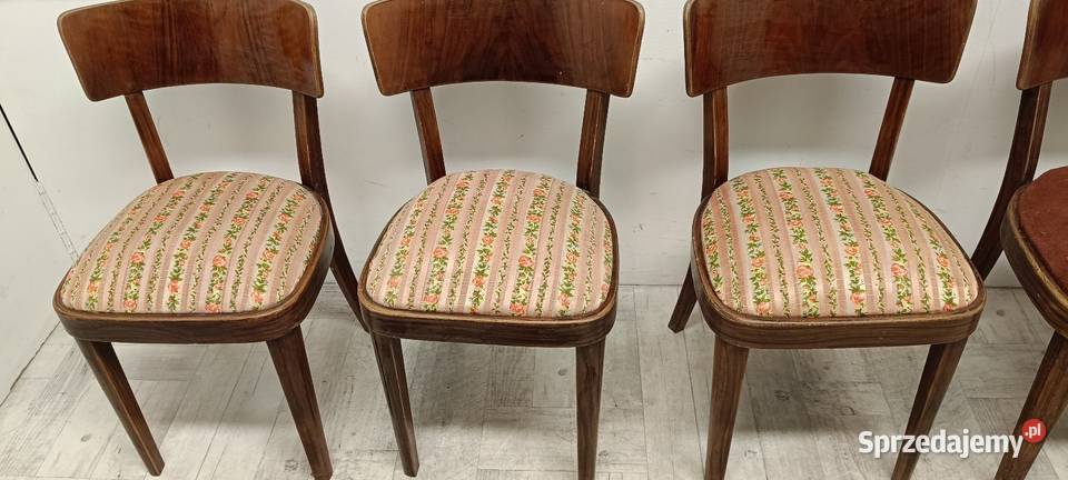 krzesło krzesła Thonet art deco lata 30te łódzkie Radomsko