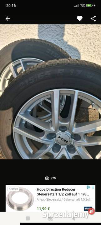 Komplet kół zimowych VW audi seat skoda Mielec sprzedam