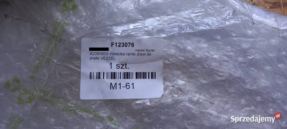 Wkładka ramki do pralki Vestel