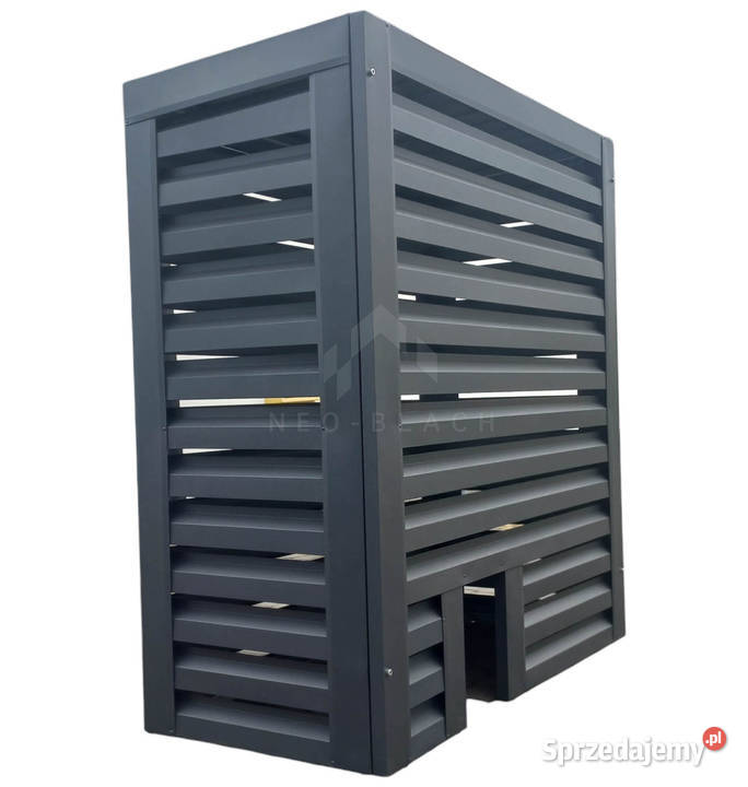 Osłona pompy ciepła 110x50x150 antracyt NB261 świętokrzyskie Busko-Zdrój