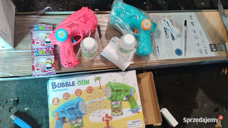 zestaw pistoletów do baniek Bubble Gun Książ Wielkopolski