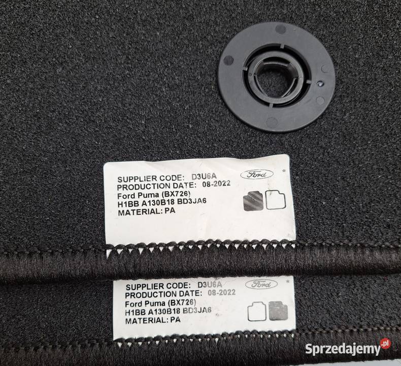 Oryginalne Dywaniki Welurowe Przód Ford Puma Dywaniki dolnośląskie Mielęcin