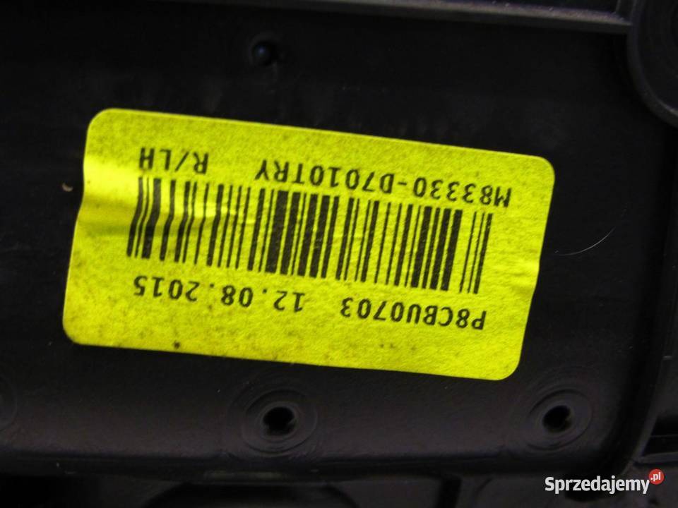 BOCZEK TAPICERKA DRZWI LEWY TYŁ TYLNA HYUNDAI