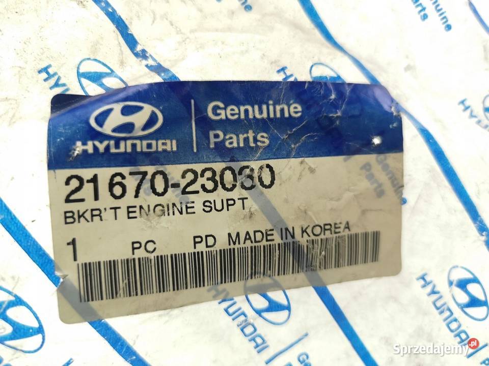 ŁAPA SILNIKA DOLNA Hyundai Tiburon 18 20 ASO lubelskie