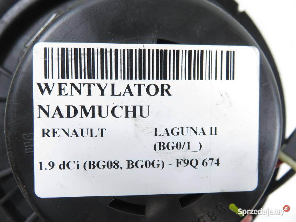 DMUCHAWA RENAULT LAGUNA II BG01 885001314FZ małopolskie