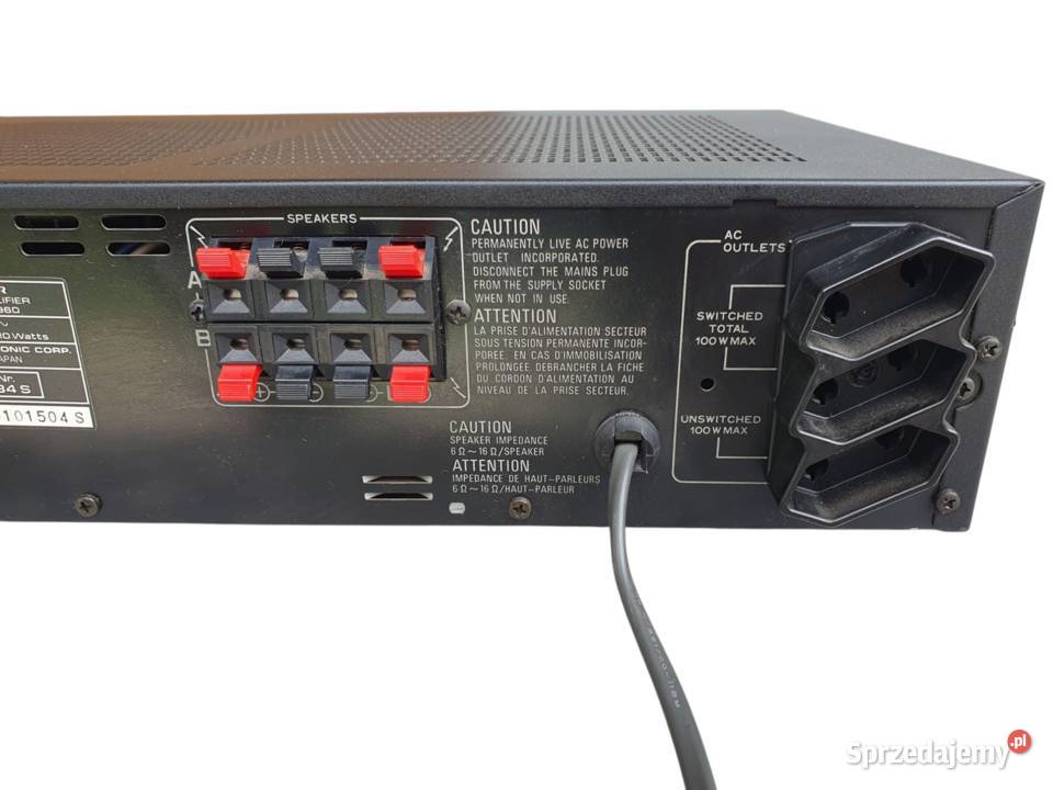 Stary Wzmacniacz Pioneer SA960 2x70W 8 ohm Made Pozostałe Cieszyn sprzedam