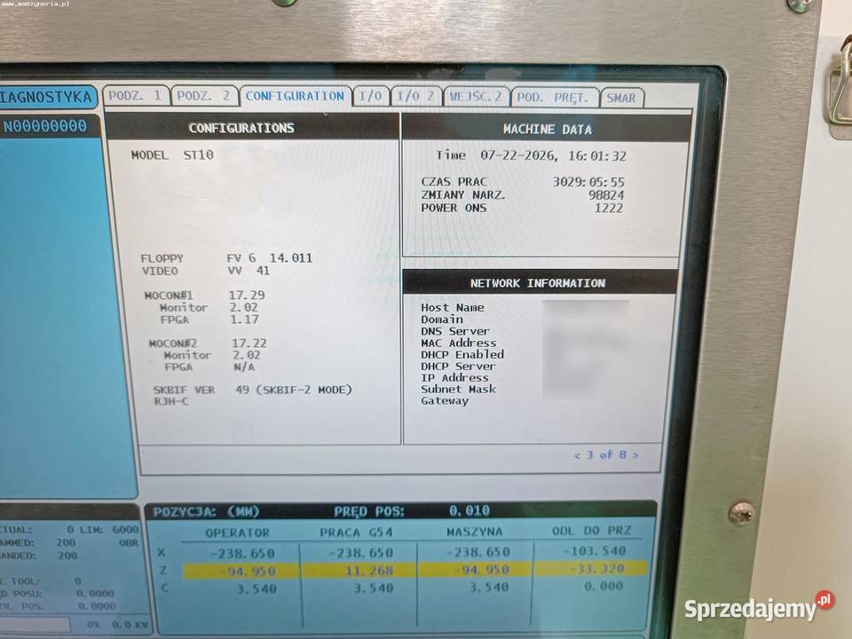 Tokarka CNC HAAS ST10 Jelenia Góra