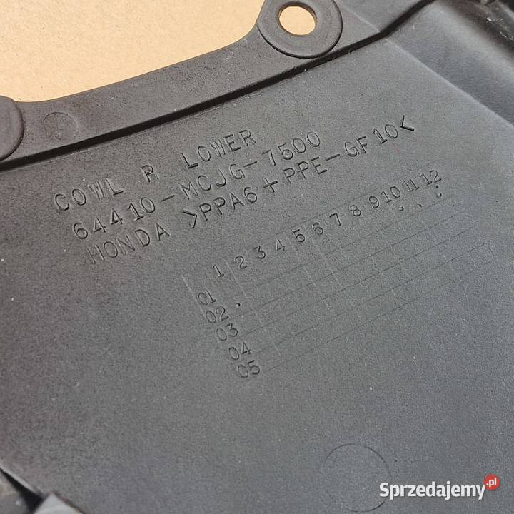 HONDA CBR 954 RR CBR954RR BOK OWIEWKA BOCZNA