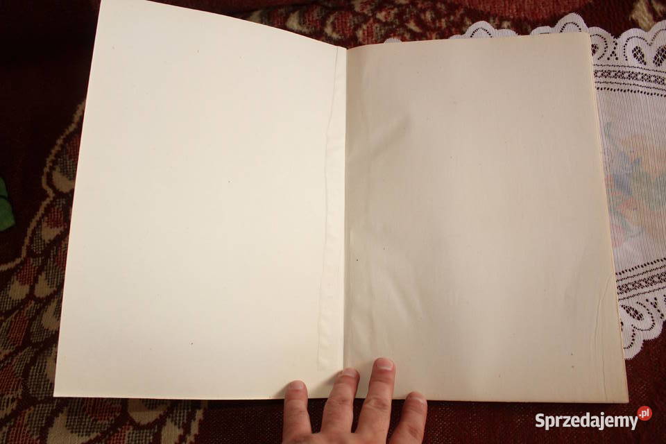 Książka kancelaryjna w kratkę PRL Chorzów