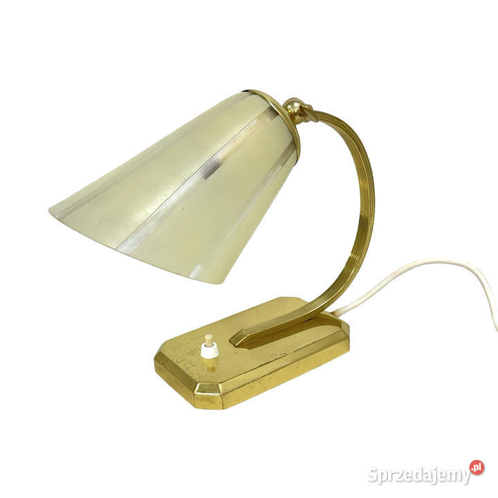 Lampa biurkowa Art Dco Modernist Niemcy lata 50 mazowieckie Warszawa